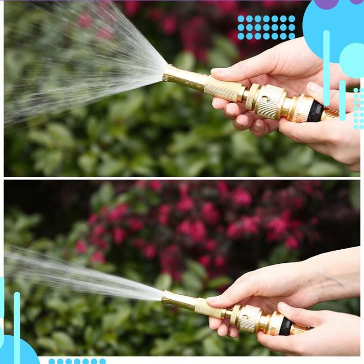 Bộ dây vòi xịt ️bơm nước phun sương️ , tăng áp 3 lần, loại 7m, 10m 206587 đầu đồng, cút đồng