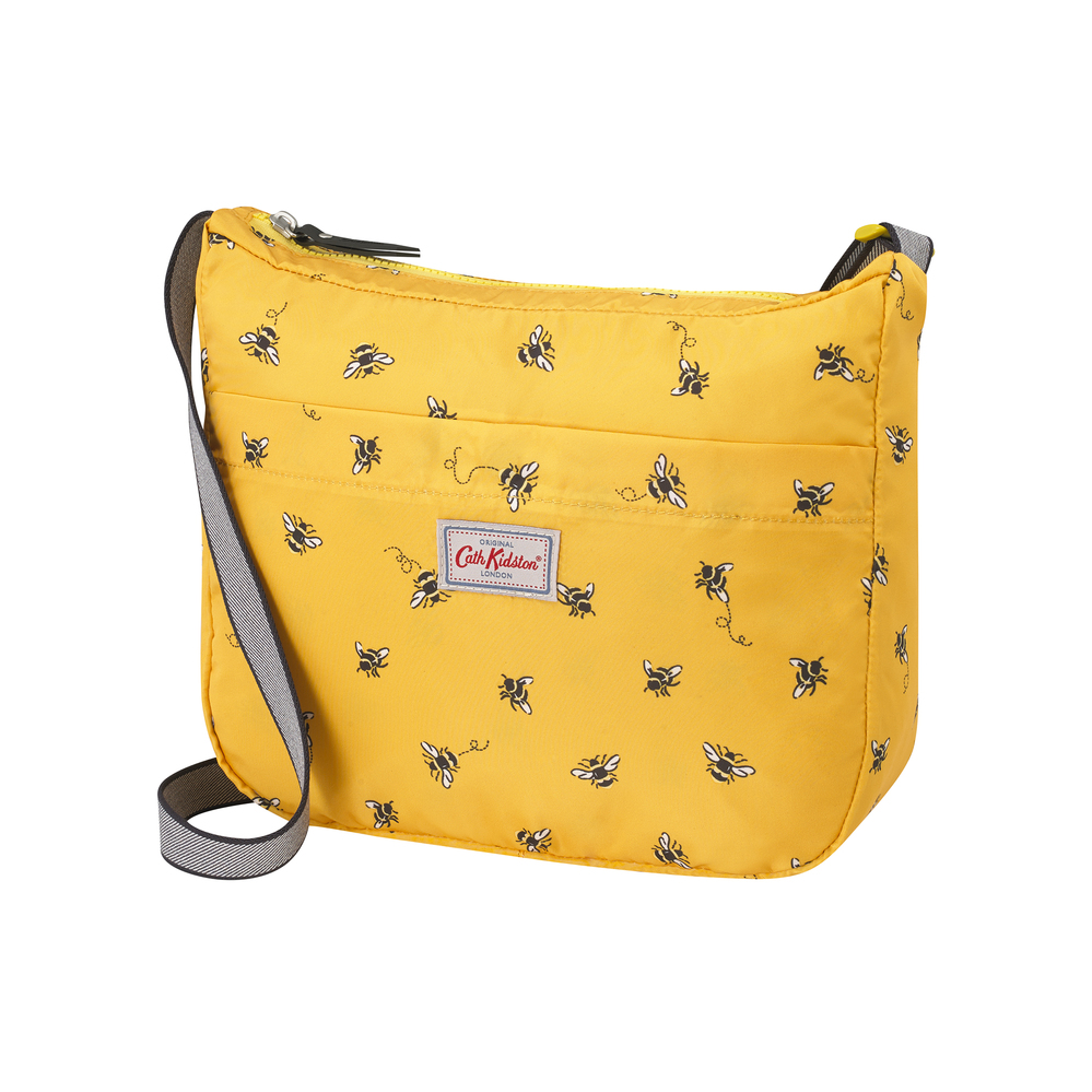 Túi đeo chéo gấp gọn Cath Kidston họa tiết Bee ( Foldaway Cross Body Bee )