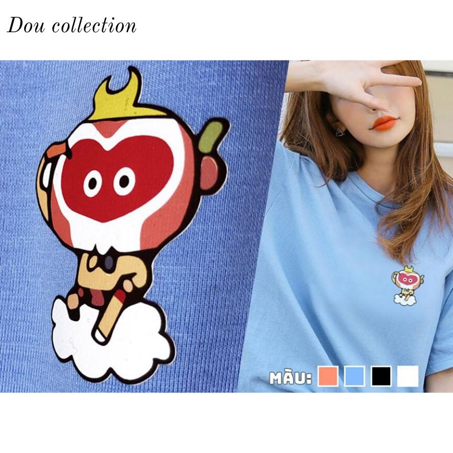 Áo Thun Nam Nữ Tay Ngắn Hình Icon Ngộ Không Nhiều Màu - Unisex - Cotton - Mã AT020