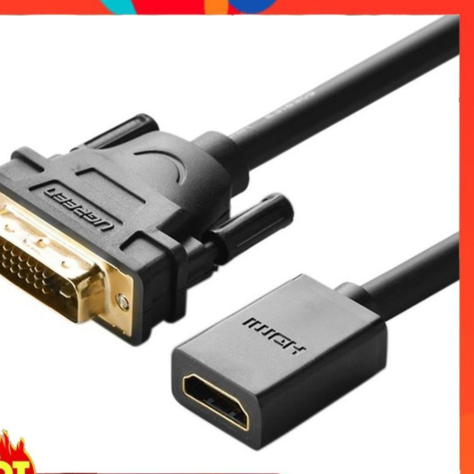 Cáp chuyển đổi DVI to HDMI Ugreen UG-20118 chính hãng