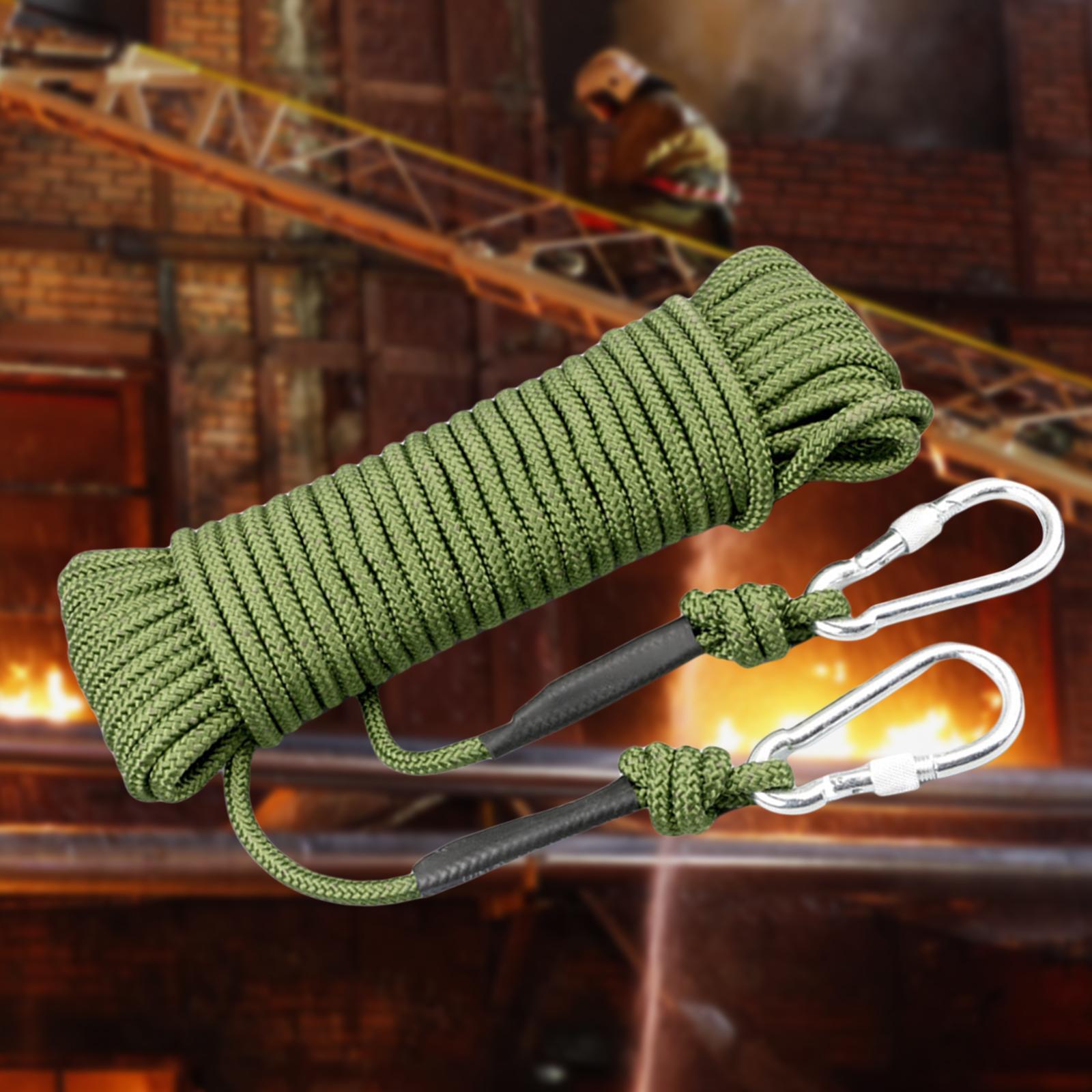 Static Rock Climbing Rope Fire Escape Rappelling Rope for Mountain Climbing Emergency