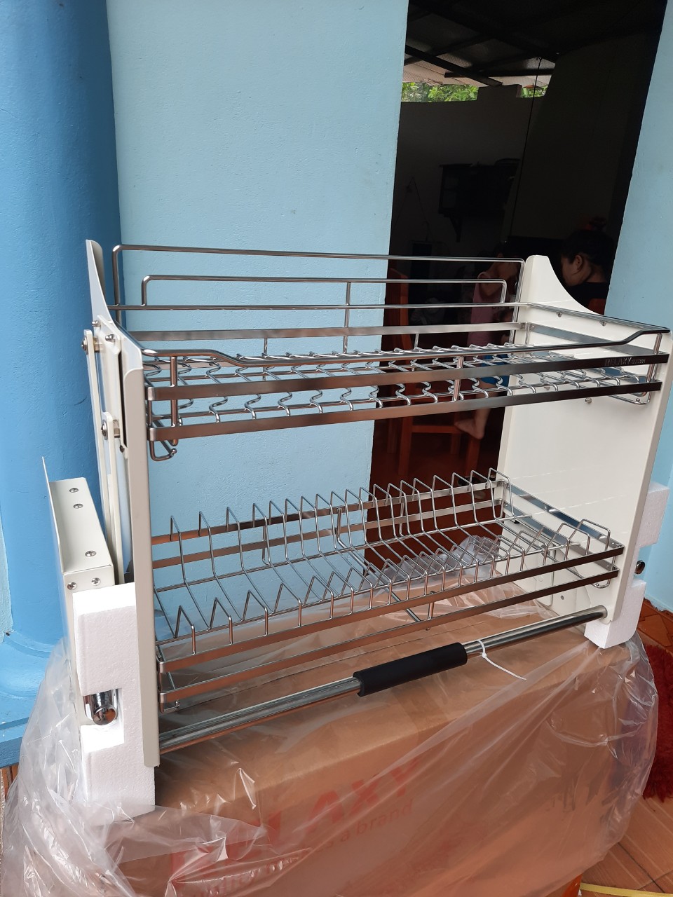 Kệ Bát Đĩa Di Động Inox 304