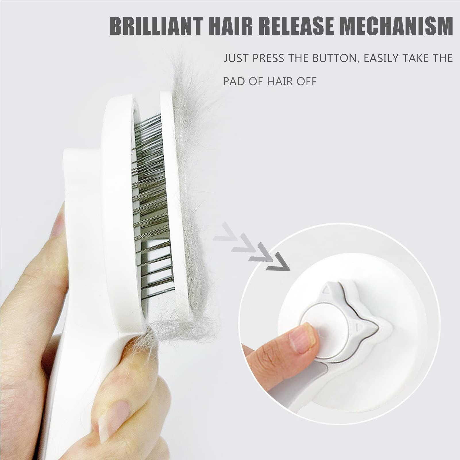 Chải chó mèo, bàn chải tự làm sạch tóc đã tự làm sạch chải tóc, cho chó chó  hiệu quả các rối tóc tomentose