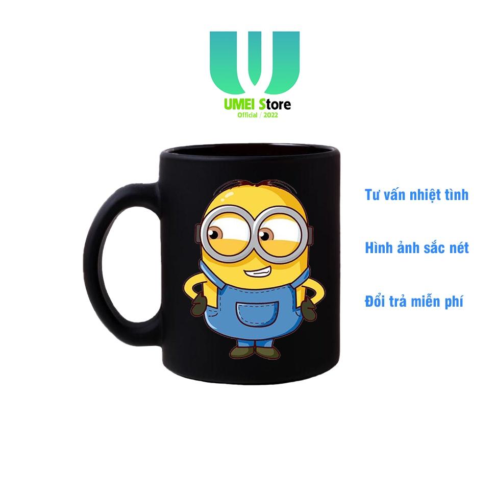 Cốc sứ in hình, cốc Minions dành cho Fans Minions, cốc tráng men dùng làm quà tặng, uống nước hàng ngày