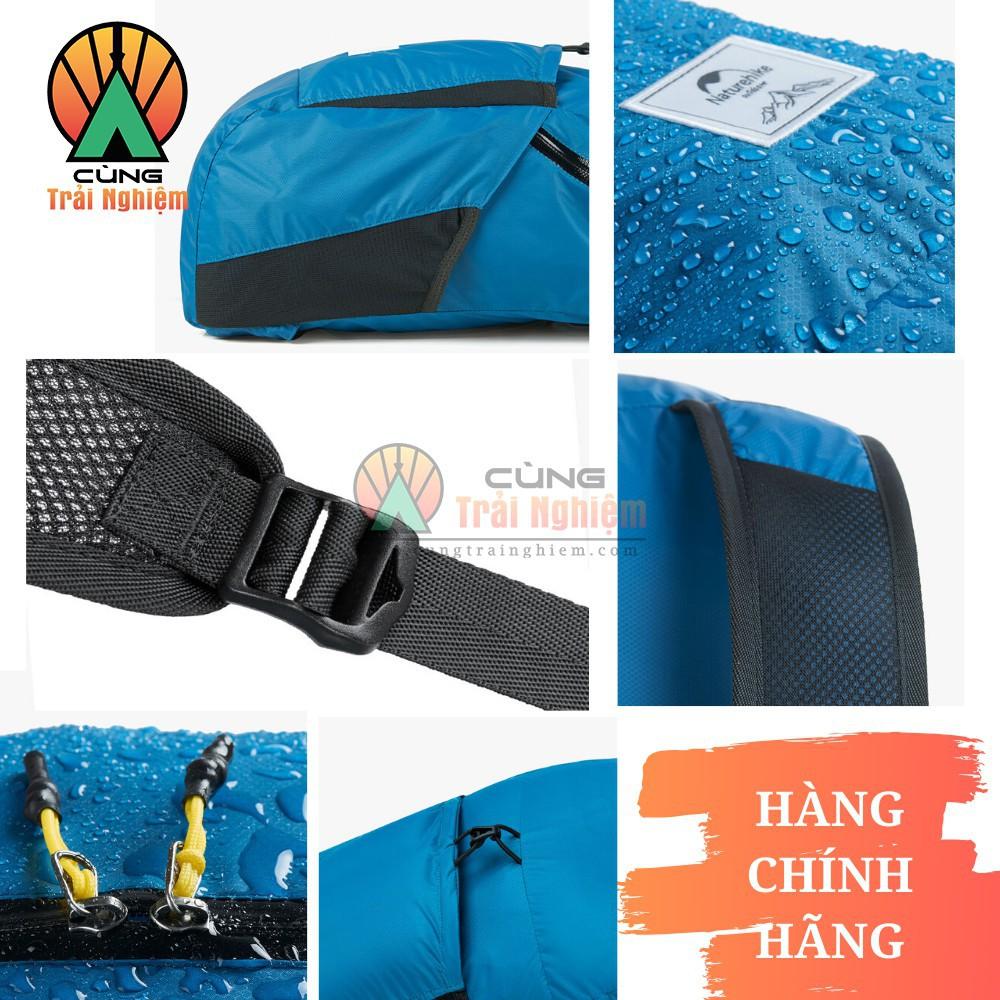 Balo Du Lịch Gấp Gọn 22L Chống Rách, Chống Thấm Nước cho Đi Học Đi Chơi Dã Ngoại NatureHike NH17A017-B