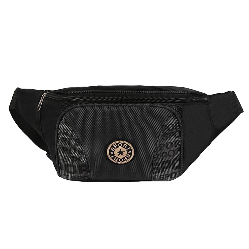 Outdoor Running Hiking Waist Bag Camping Unisex Sports Fitness Fanny Pack Color and Pattern Optional