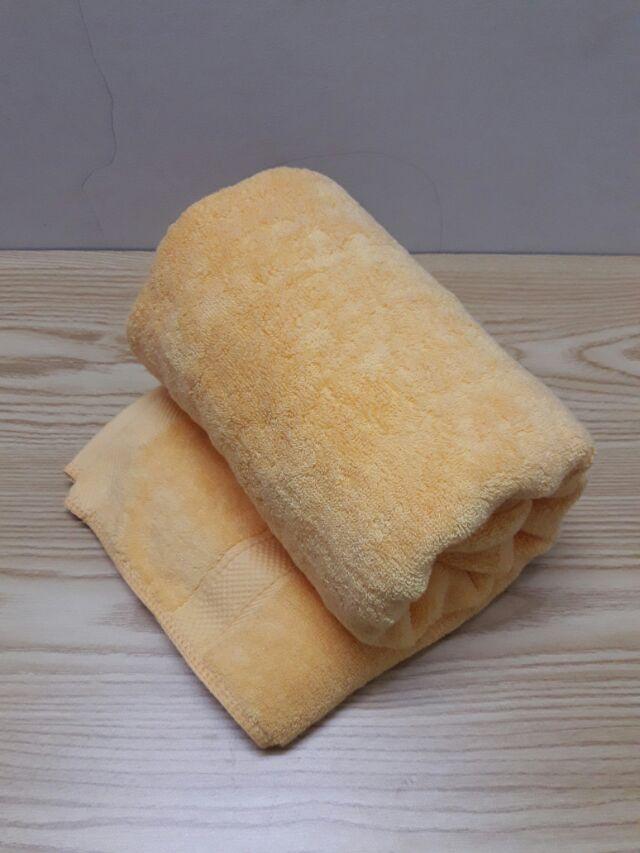 Khăn tắm cotton 70x140cm vàng