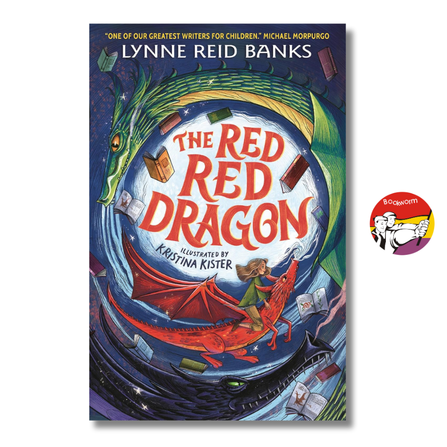 Sách - The Red Red Dragon by Lynne Reid Banks | Children's Fantasy English Book | Sách ngoại văn