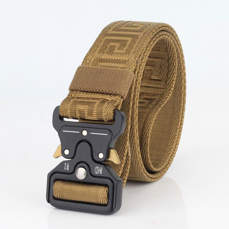 Giày Casual Nam Đai Nylon Nhanh Chóng Phát Hành Khóa Kim Loại Vải Da Bò Quần Thắt Lưng Quân Sự Quân Đội Huấn Luyện Chiến Thuật Thắt Lưng Nam Dây Đeo