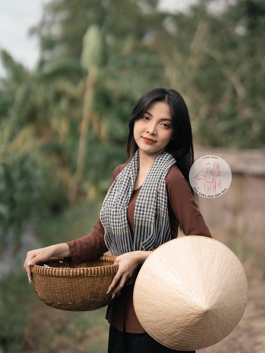 BIGSIZE bà ba lụa nâu - Có bộ bà ba Bigsize- may sỉ bà ba toàn quốc - May bộ bà ba theo yêu cầu - Quần lẻ đen phi bóng