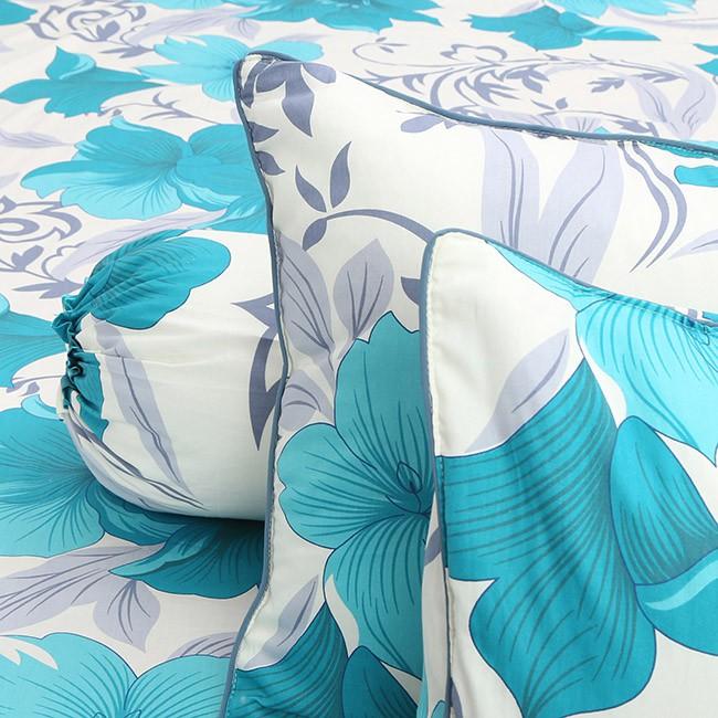 Bộ Drap Cotton Thắng Lợi Kèm Mền Chần Gòn 5 món
