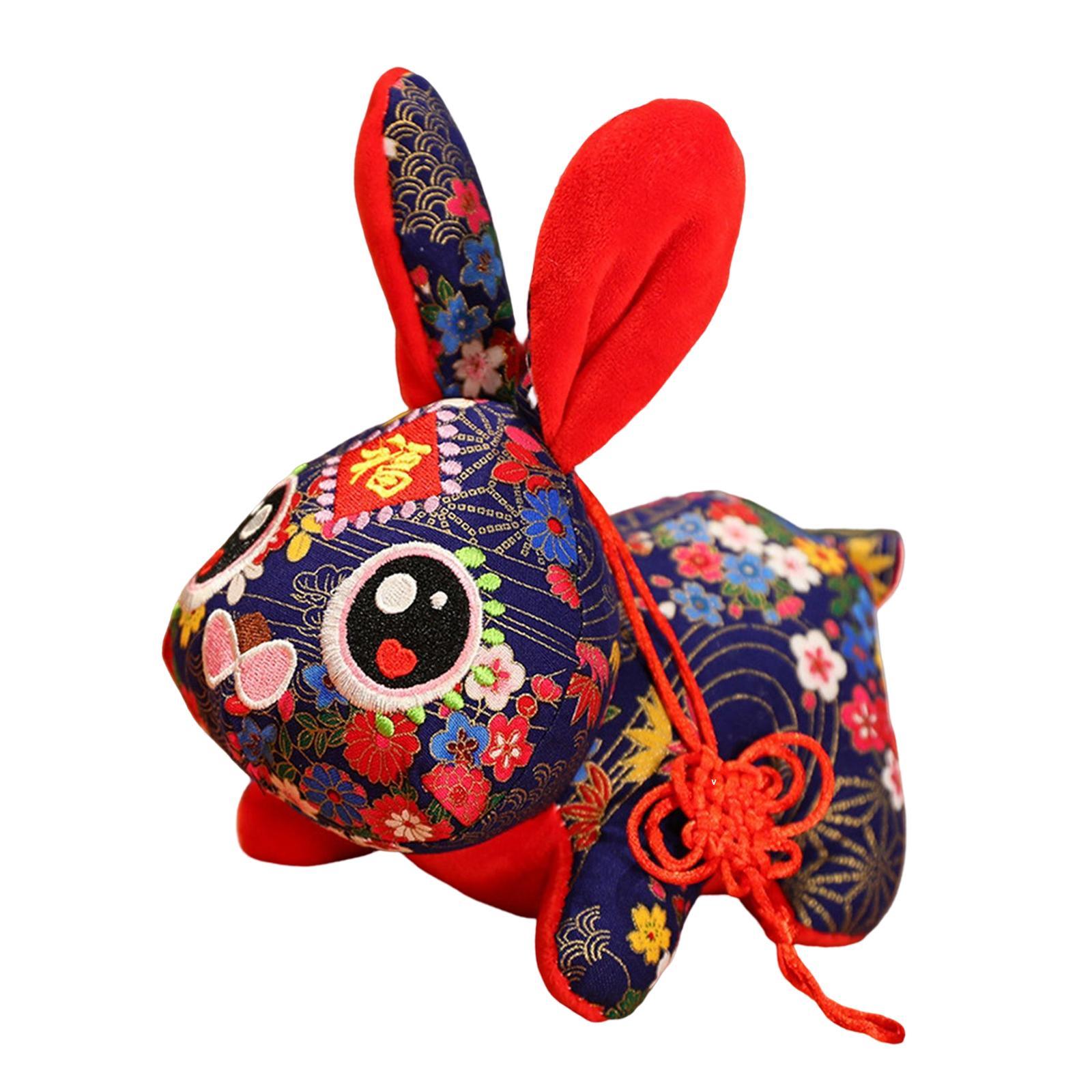 2 New Year Rabbit Plush Toy Stuffed Animals