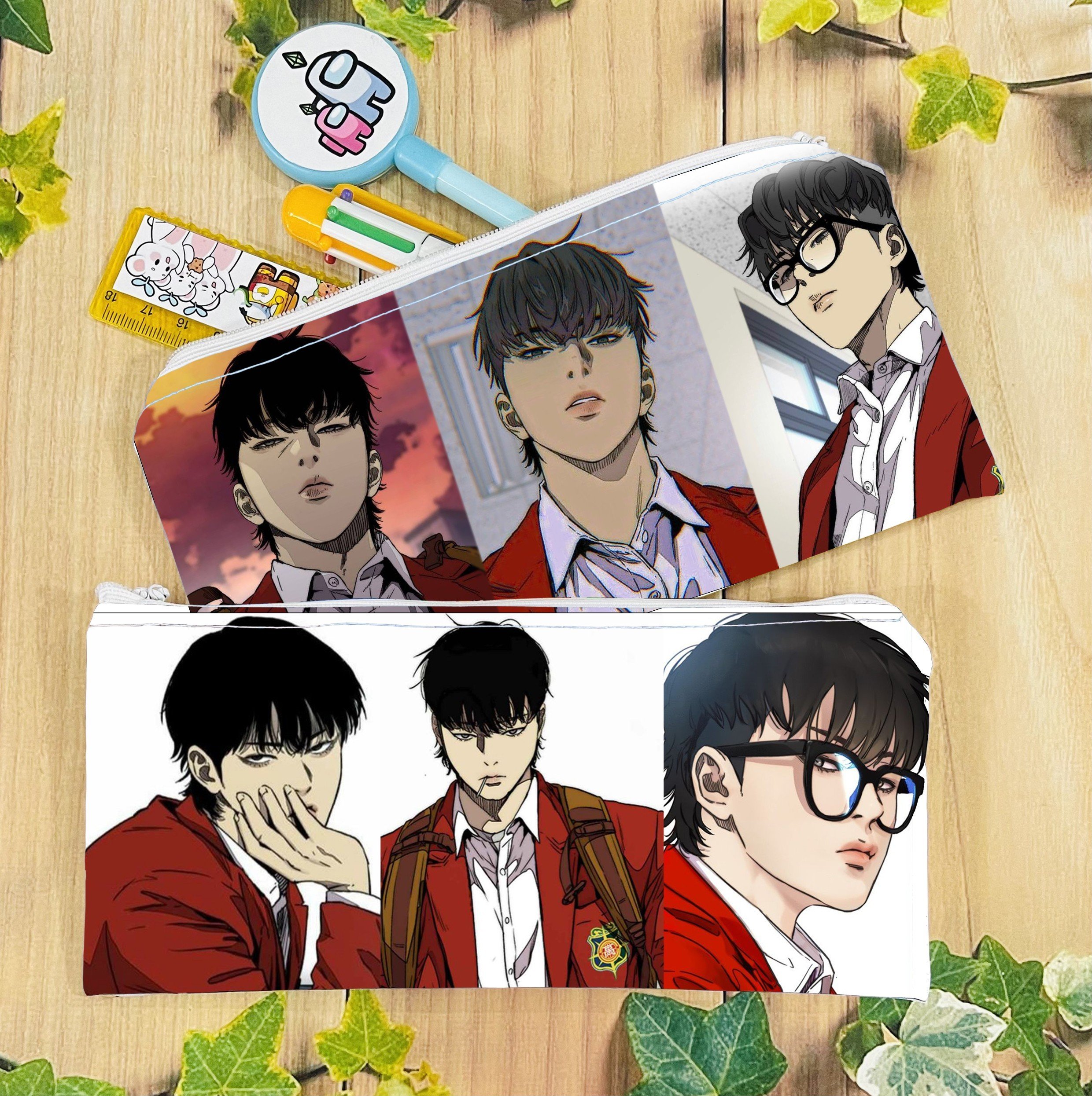 Hộp bút owen knight bl /ví bút  bóp viết anime owen knight