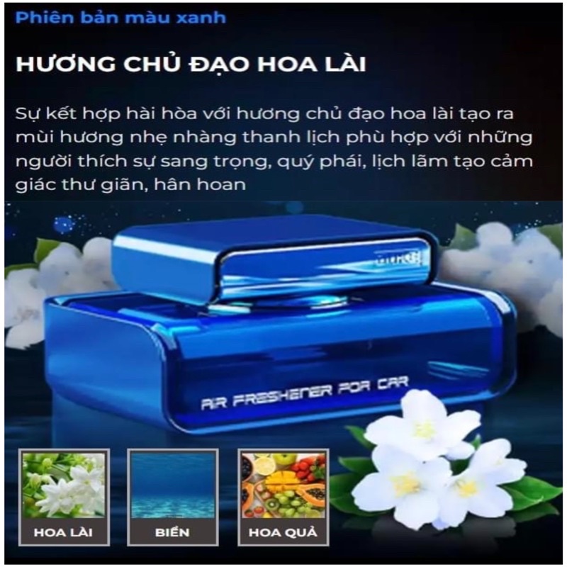 Nước hoa ô tô cao cấp DUKE - EGO 100% thiên nhiên, khử mùi, chống say xe, an toàn sức khoẻ