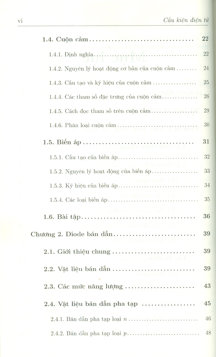 Giáo Trình Cấu Kiện Điện Tử - ảnh 7