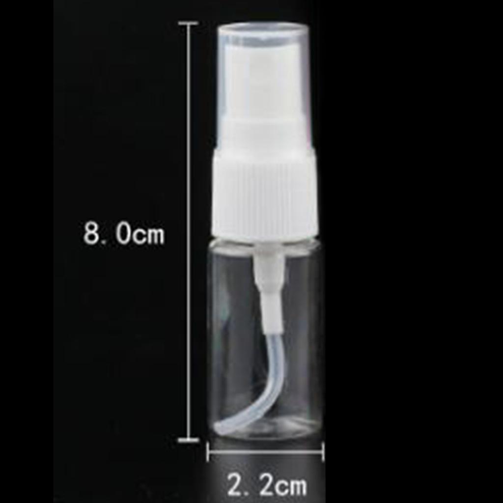 30 Pieces 10ml Empty Spray Bottle, Clear Spill-proof Travel Bottle