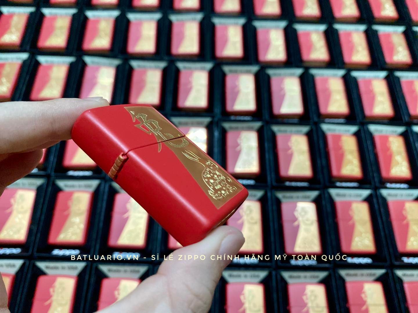 Bật Lửa Zippo 48282 – Zippo Year of the Rabbit Red Matte