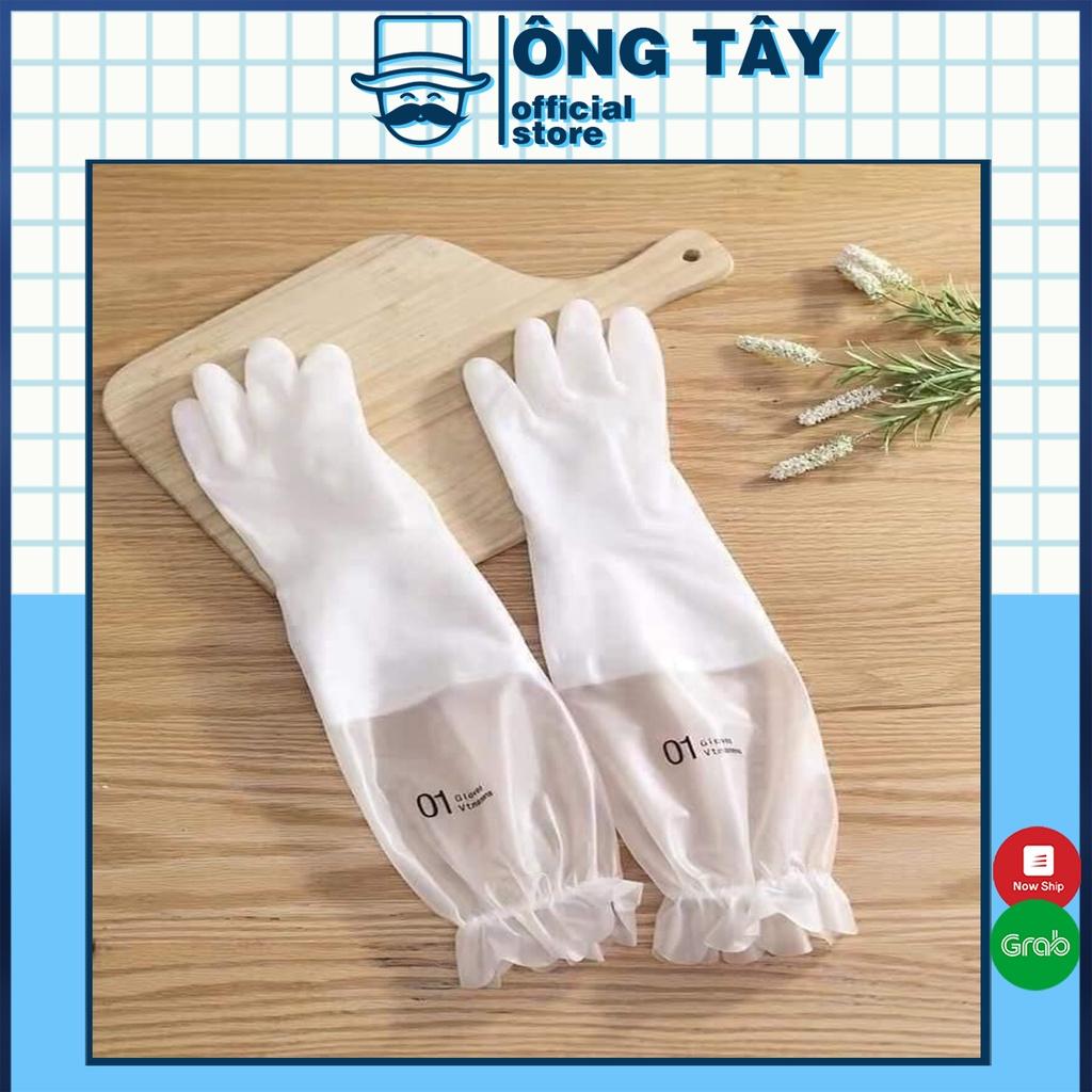GĂNG TAY HƯƠU SIÊU DAI BO CHUN KHÔNG LÓT NỈ