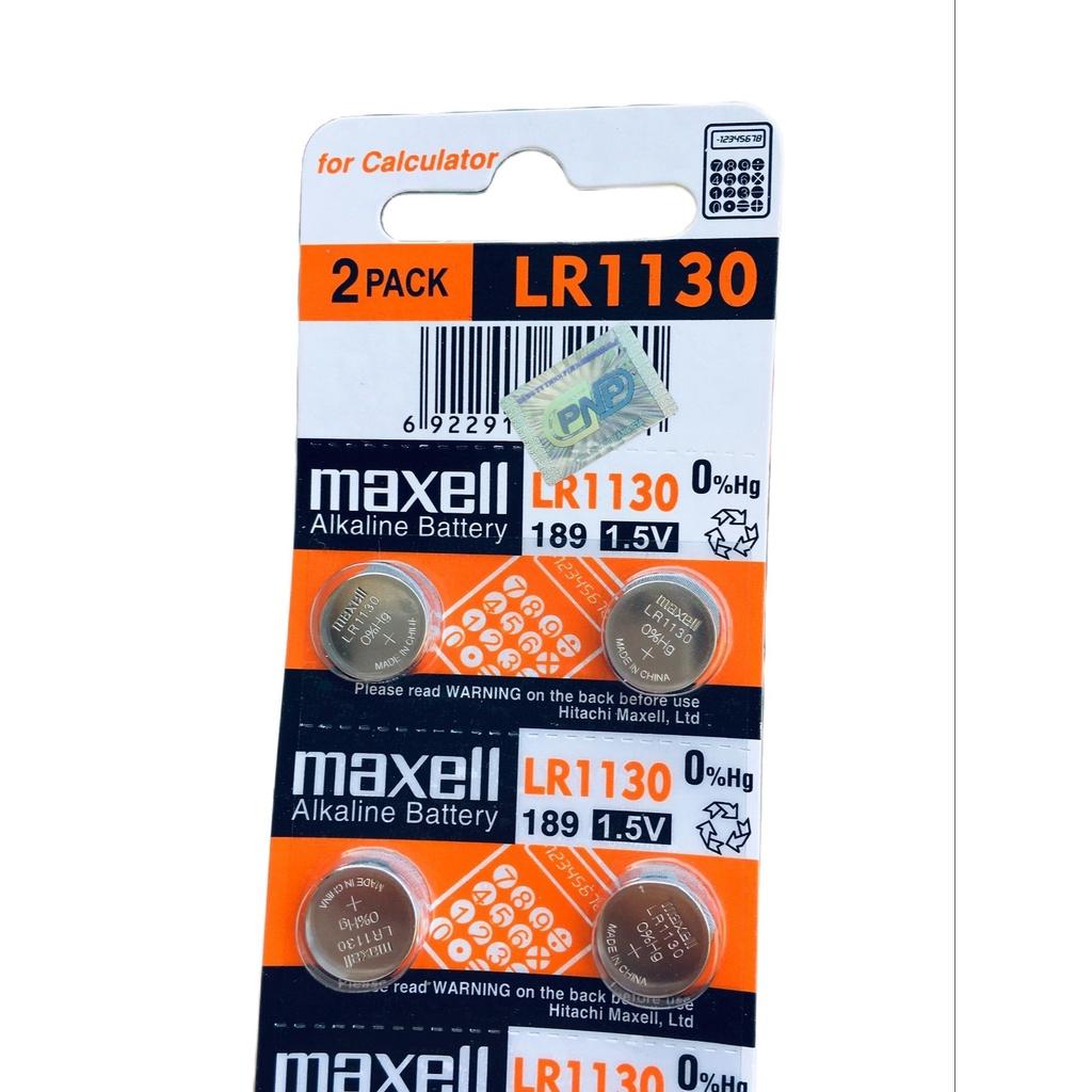 Pin Maxell AG10 LR1130 LR54 Cúc Áo 1,5V Nhật Bản