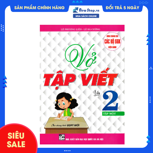 Sách bổ trợ- Vở Tập Viết Lớp 2 - Tập 1 _HA