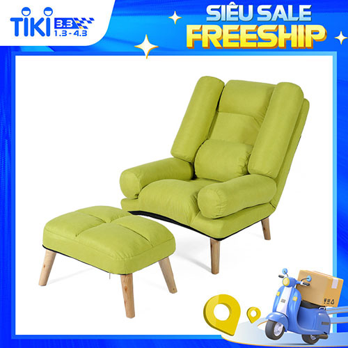 Ghế Lười Thư Giãn Cao Cấp, Ghế Bành Nằm Đọc Báo Nghỉ Ngơi Ngả 180°, Cấu Tạo Cực Êm, Khung Ghế Chắc Chắn. Có 3 Màu