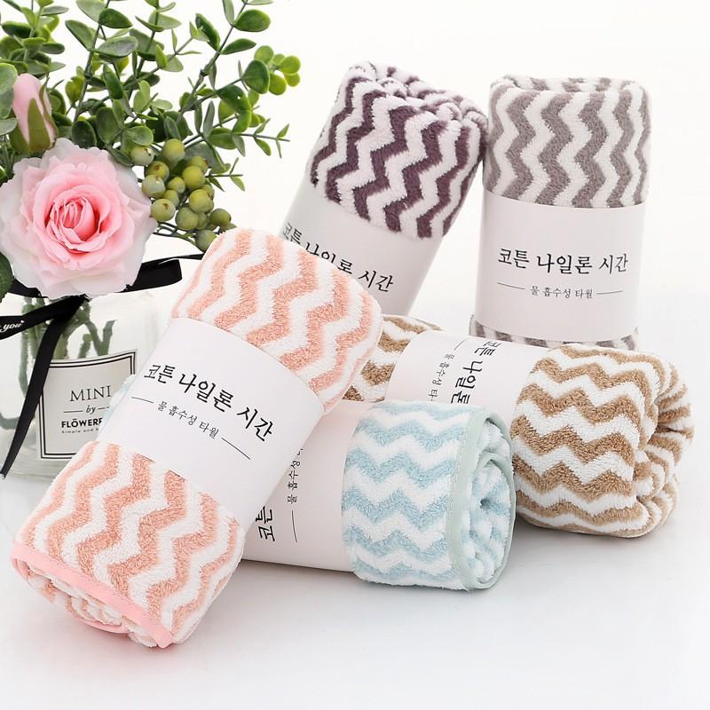 Khăn mặt Hàn Quốc cotton - Khăn Lông cừu siêu thấm nước