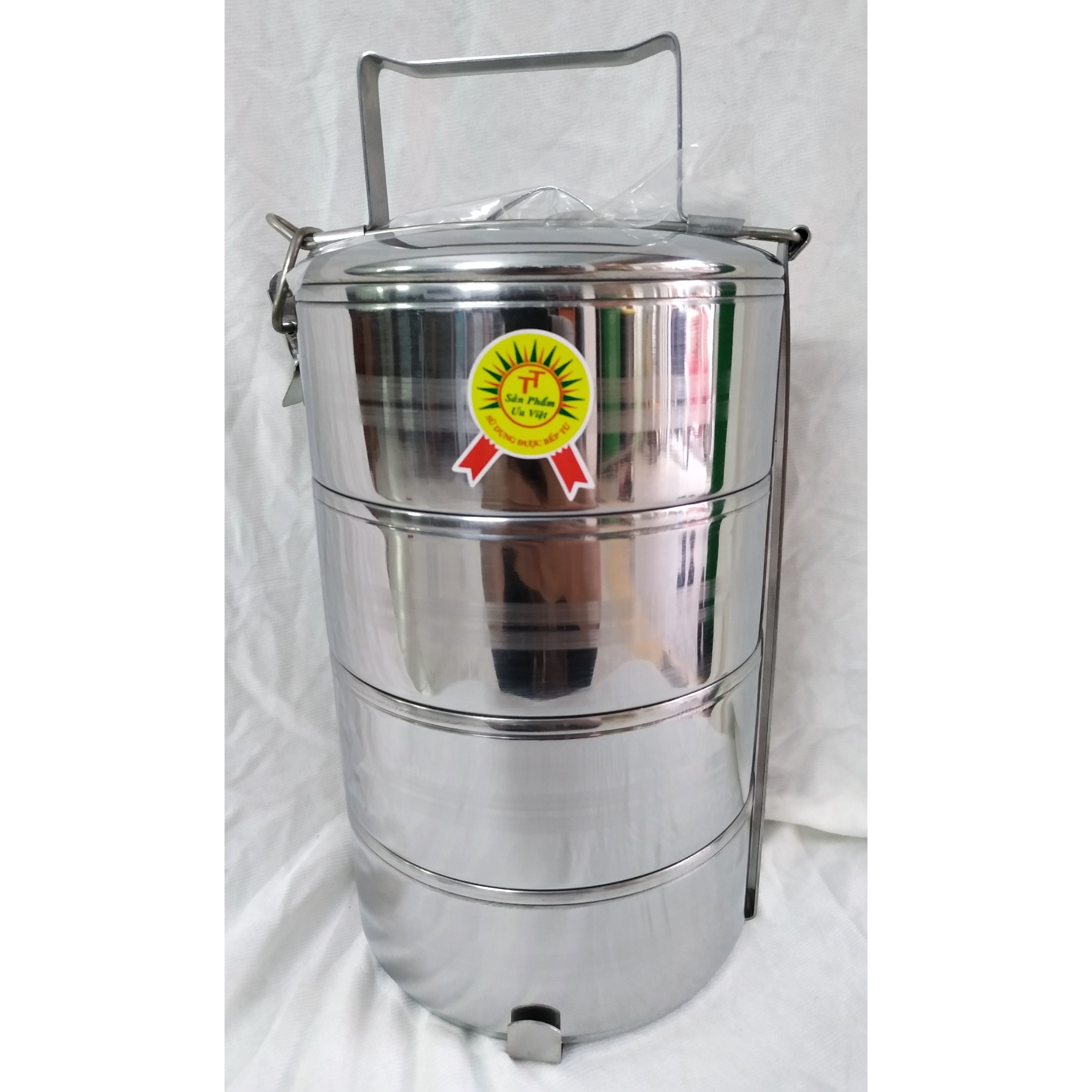 CAMEN INOX 4 NGĂN BẰNG NHAU