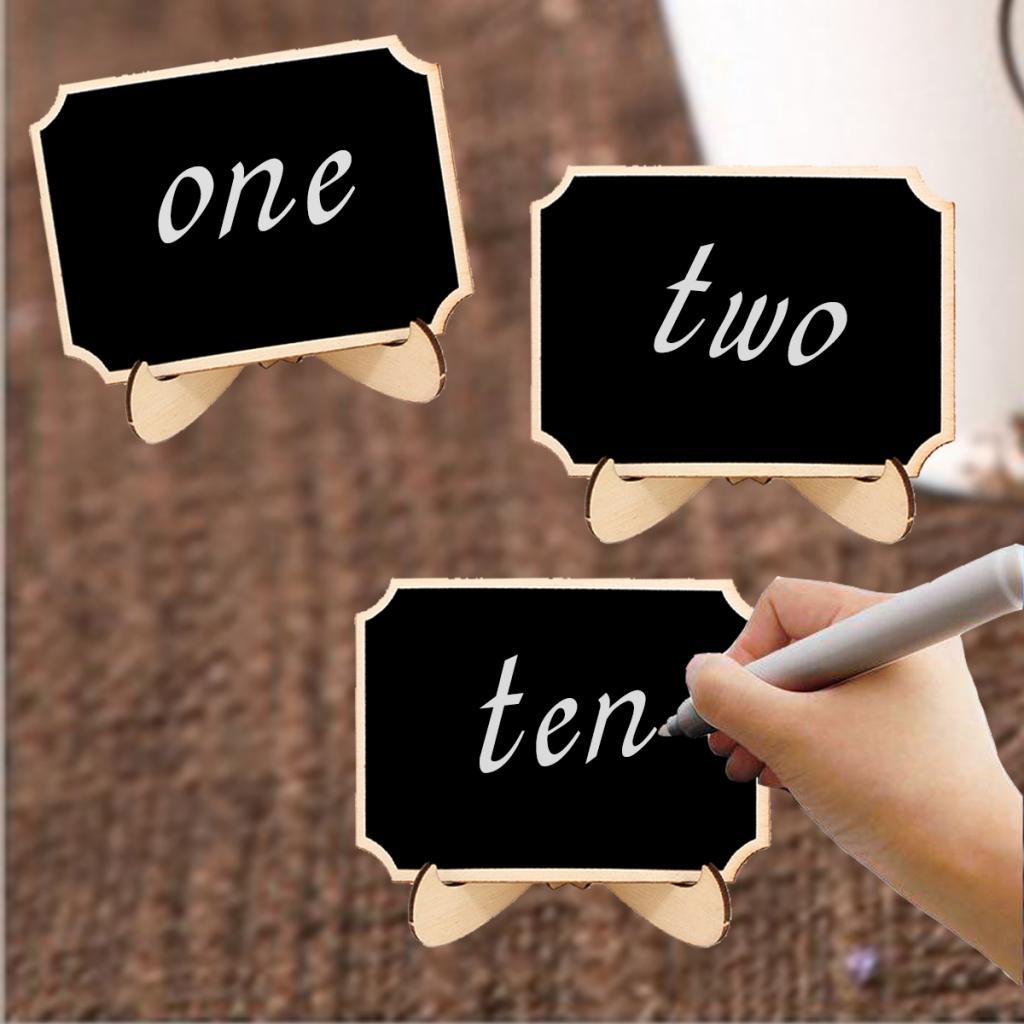 Wooden Mini Blackboard Signs Kitchen Message Memo