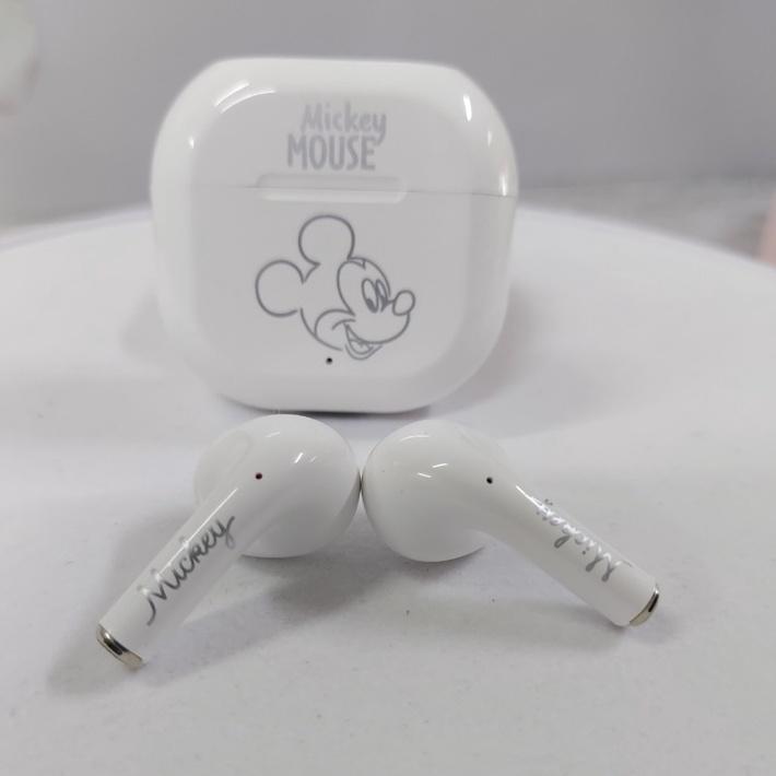 Tai nghe không dây Disney D17 bluetooth 5.0, giảm tiếng ồn, chống nước tốt, thiết kế hình chú chuột mickey siêu đáng yêu