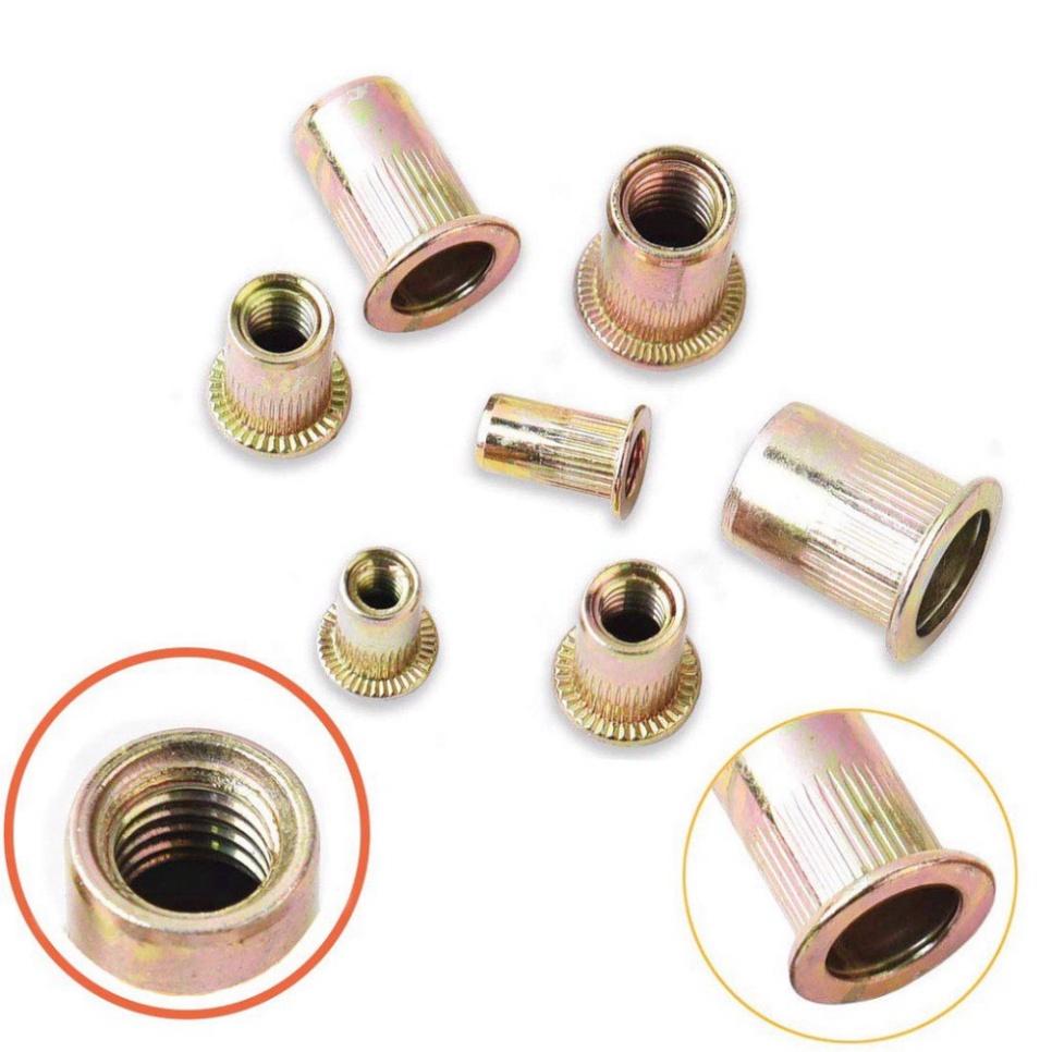Combo hỗn hợp 50c ốc tán rút từ M3-M8 M3,M4,M5,M6,M8 mỗi loại 10c