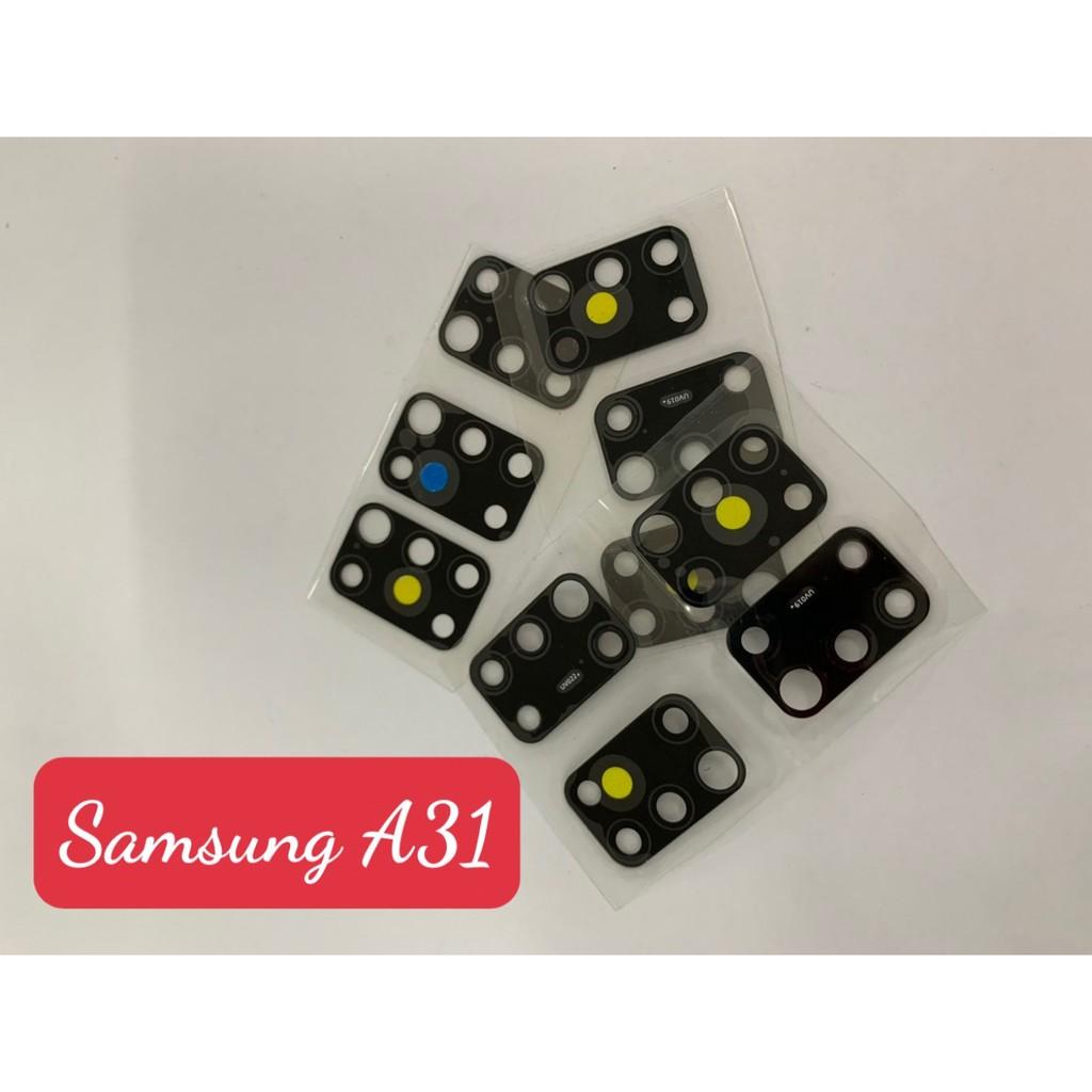 Kính camera thay thế cho Samsung A31/A315 rời ĐEN