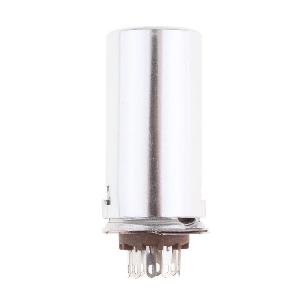 9 Pin Vacuum tube Socket with 40mm Aluminum  for 12AU7, ECC82, 6n1