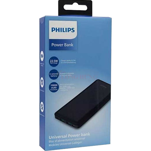 Sạc dự phòng Philips Universal PD22.5W 10000mAh DLP7790 - Hàng chính hãng