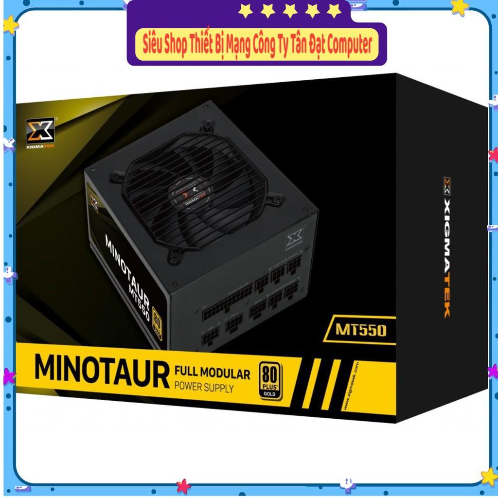 Nguồn Máy Tính CST XIGMATEK MINOTAUR MT550 - 80PLUS GOLD, 100% CÁP RỜI - DẠNG DẸT - Hàng chính hãng