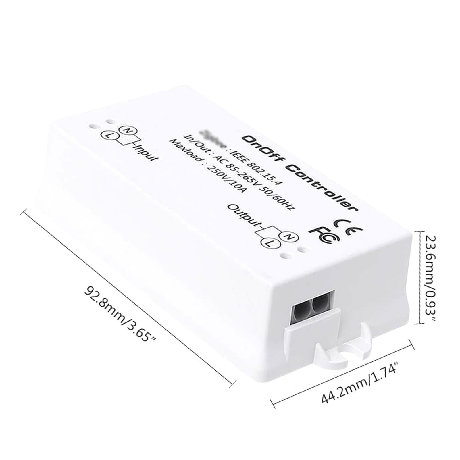 Zigbee On/Off Controller S-mart Switch APP Remote Control Intelligent Home Module Light Dimmer Controller Zigbee Bridge Hub AC85-265V 10A