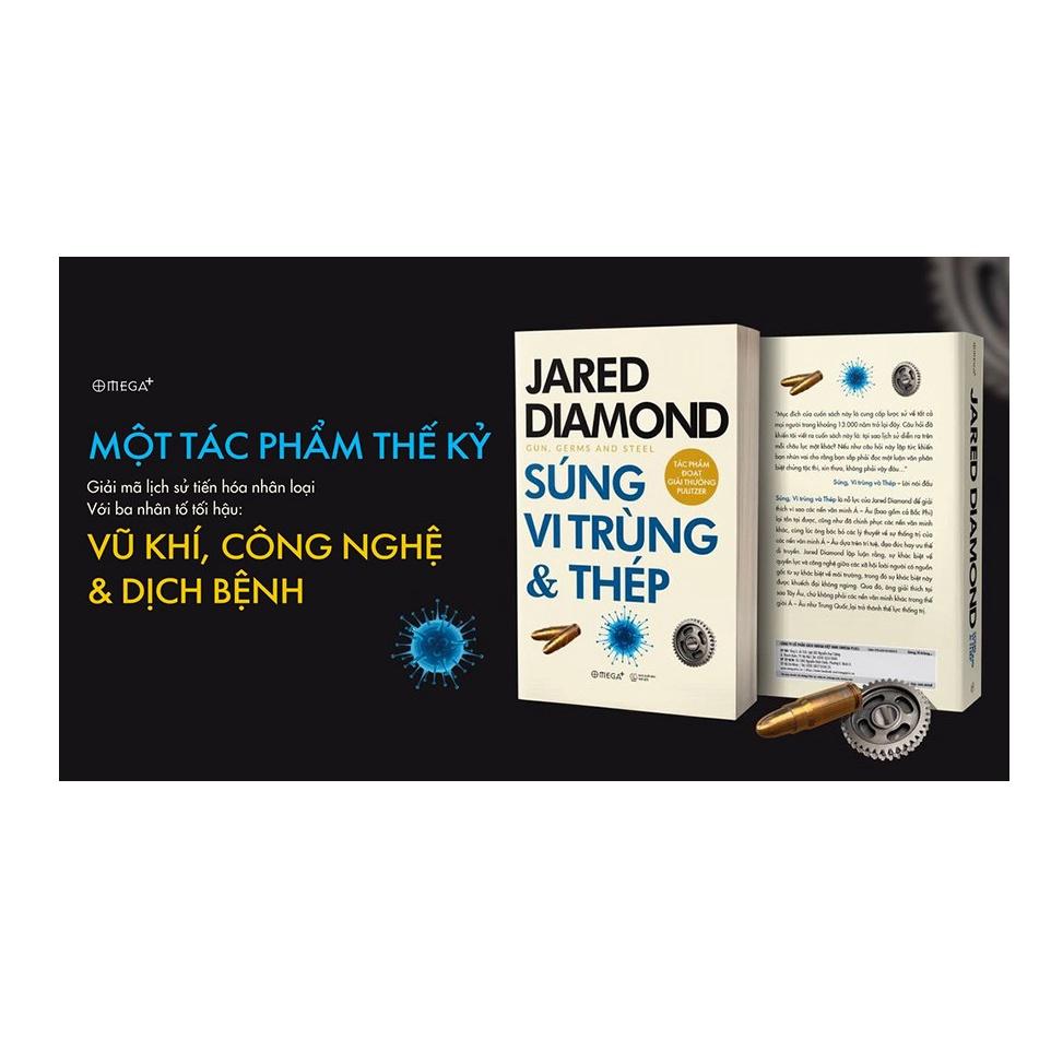 Sách Súng, Vi Trùng Và Thép - Jared Diamond (Bìa mềm) - Alphabooks - BẢN QUYỀN