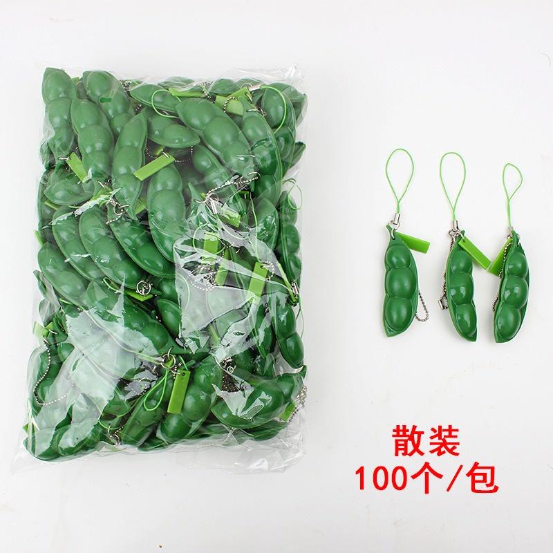 MÓC KHÓA HẠT LẠC Móc khóa đồ chơi bóp nén xếp hình hạt đậu vui nhộn giải tỏa căng thẳng sáng tạo