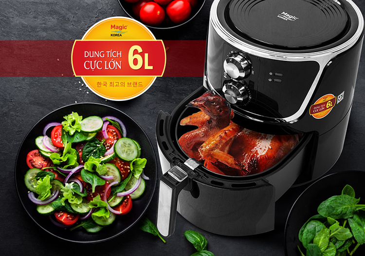 Nồi Chiên Chân Không Hiệu Magic Korea 6L -Hàng Chính Hãng