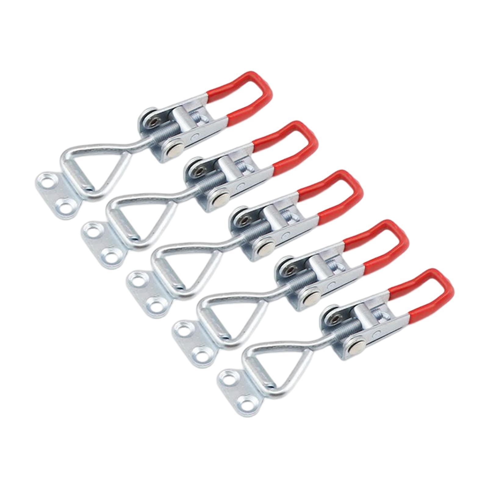 5 Pieces Push Pull Latch Clamp Iron Non Slip Easy to Use for Toy Box Door