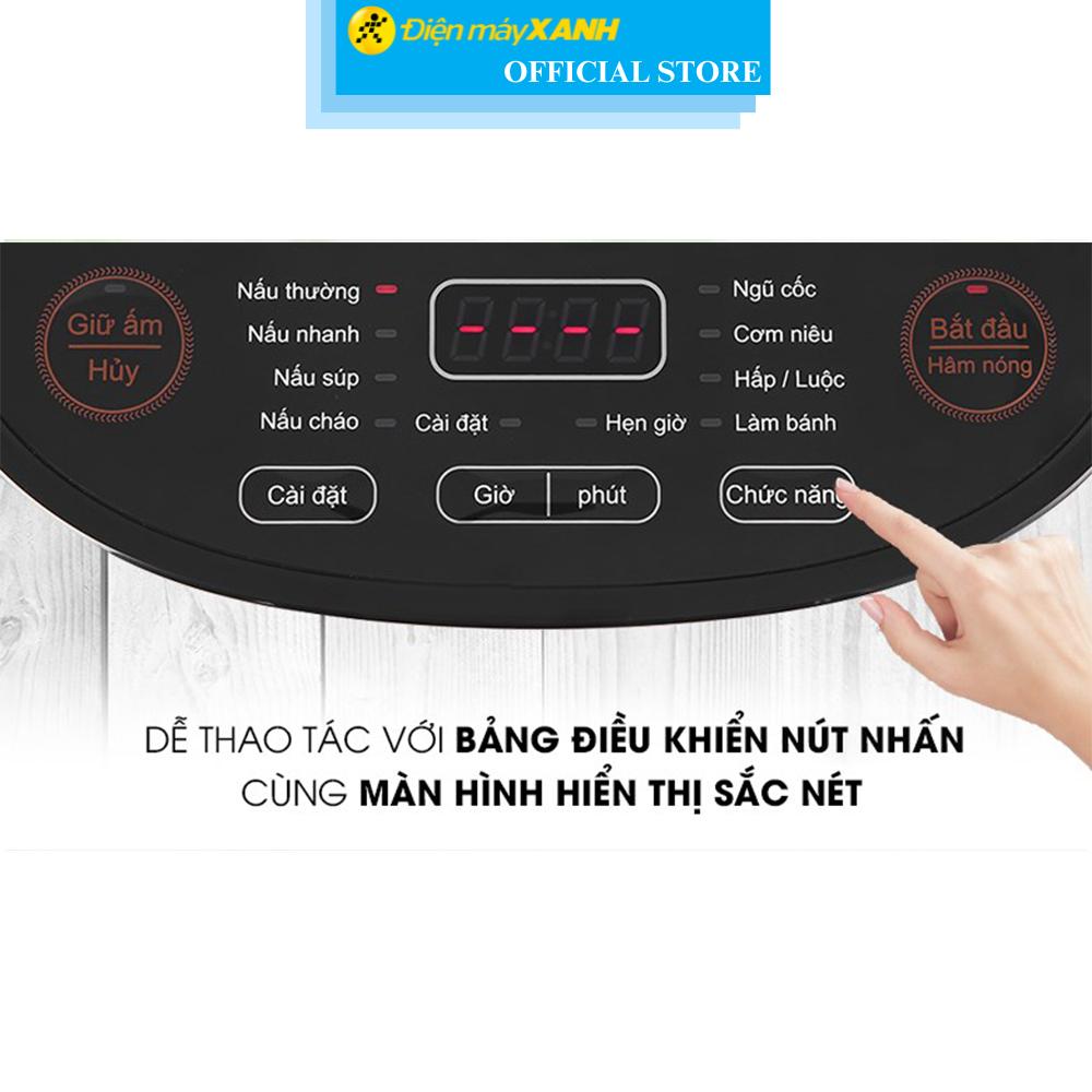 Nồi cơm điện tử AVA 1.8 lít TP40-CT01E - Hàng Chính Hãng