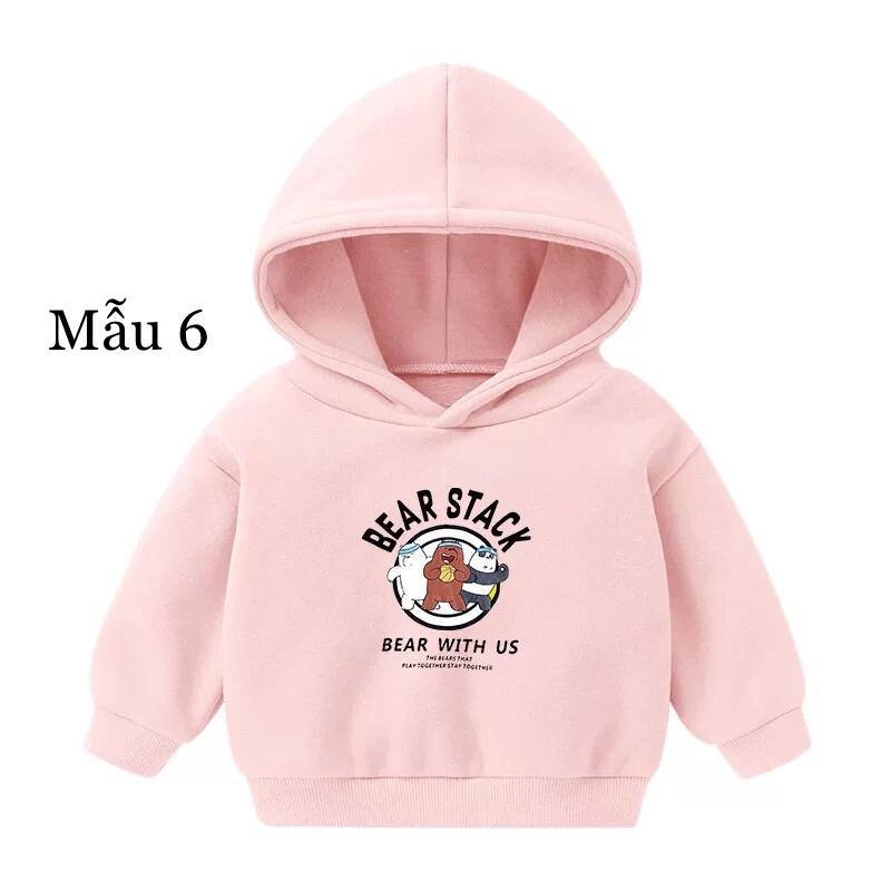 Áo hoodie nỉ bông Quảng Châu cho bé trai/gái - 1