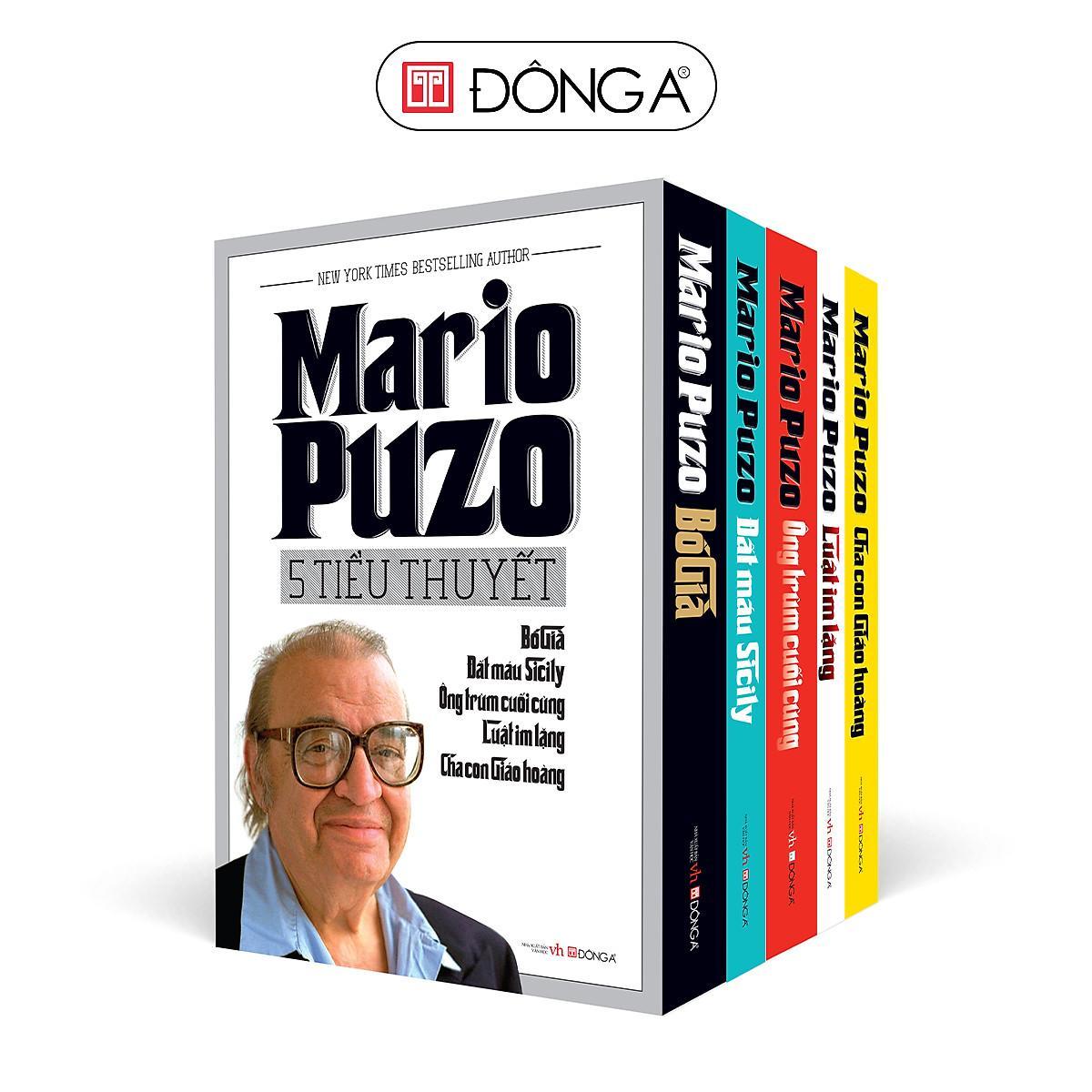 Sách - Boxset Tuyển Tập Mario Puzo - Trọn Bộ 5 Quyển - Đông A