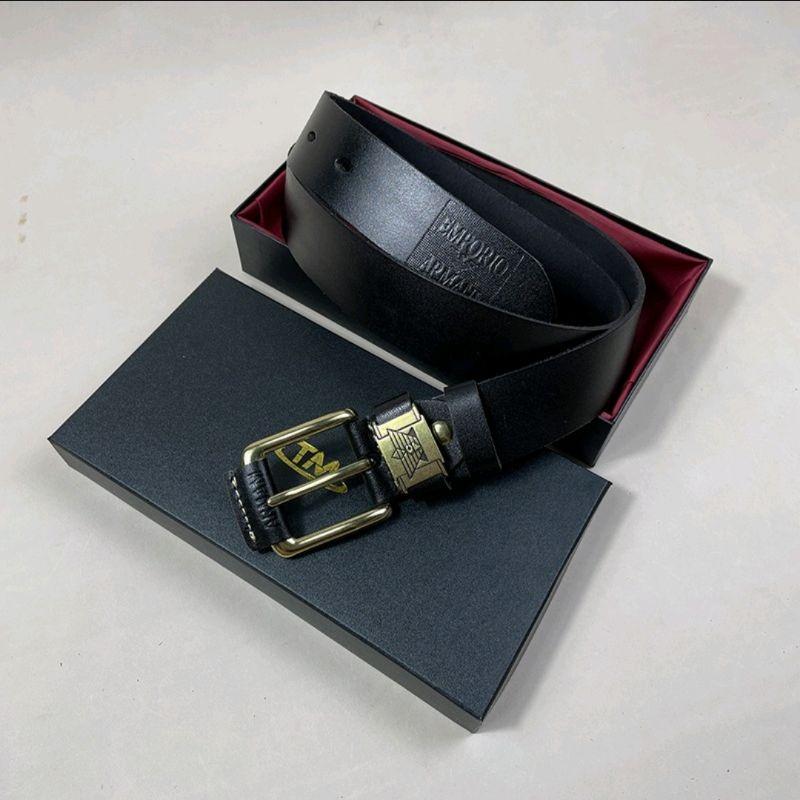 Thắt Lưng Nam Tuấn Minh TM811-03 Dây Nịt Da Bò Nguyên Tắm Khóa Đồng Cao Cấp Rộng 3.8Cm Đủ Ba Màu Đen, Nâu, Nâu Bò