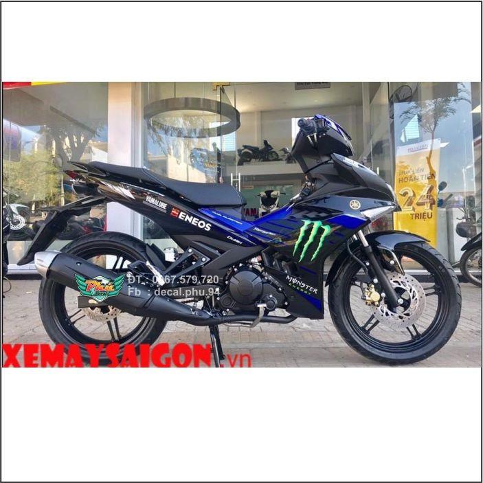 Tem Zin Exciter 150 Monster xanh đen (z)