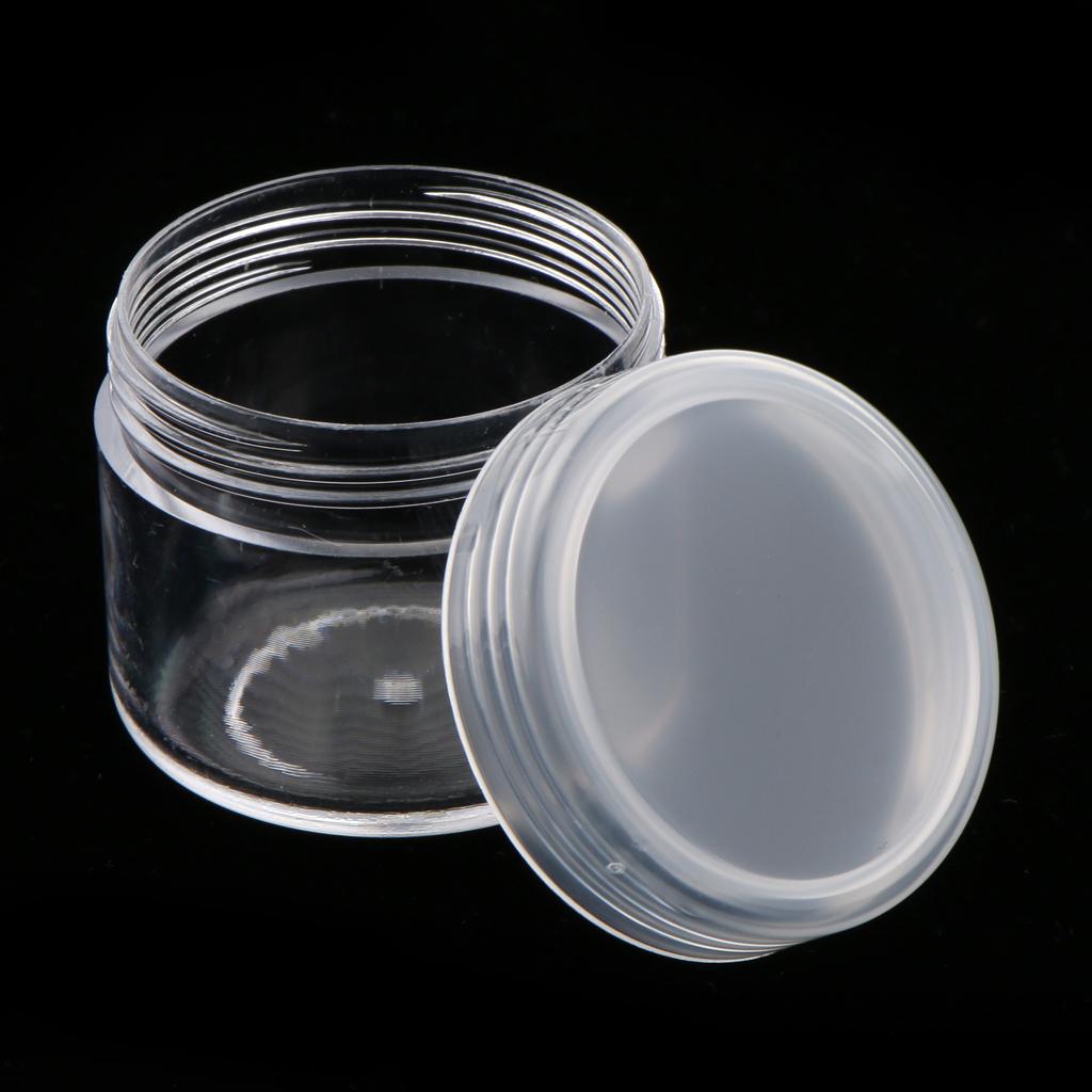 Small Plastic Cosmetic Cream Jars Pots Empty Cosmetic Containers with Lids 5g