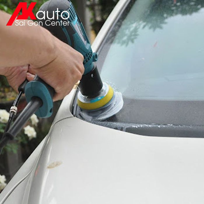 Gói Tẩy Ố Kính Xe Hơi- Tặng Lớp Nano cho Kính Hông và Kính Lưng.