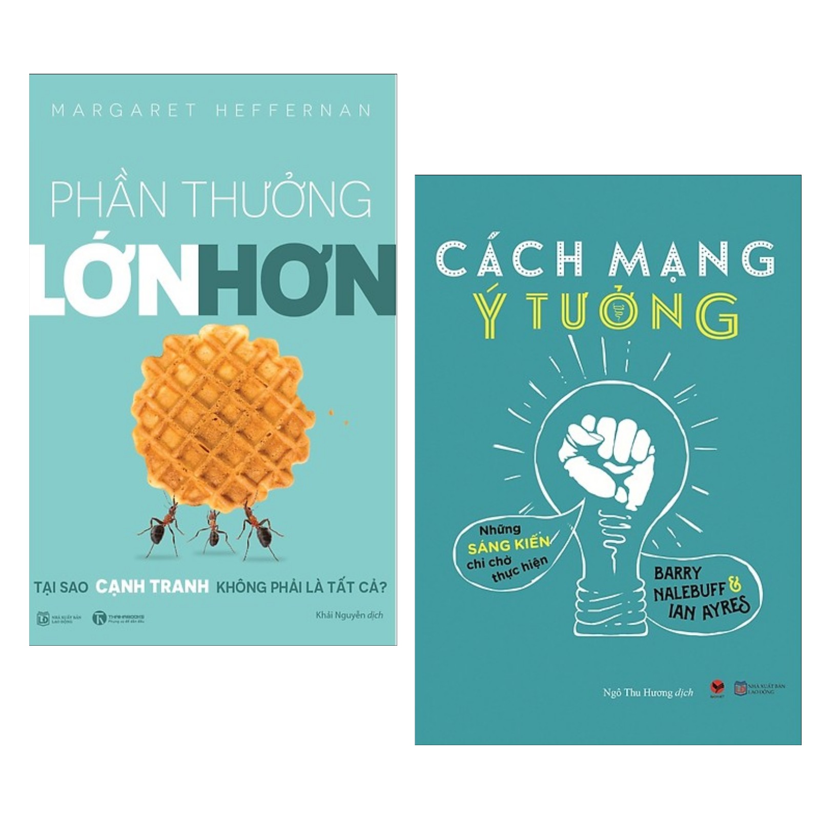 Combo 2 cuốn sách kinh tế: Phần Thưởng Lớn Hơn + Cách Mạng Ý Tưởng - Những Sáng Kiến Chỉ Chờ Thực Hiện