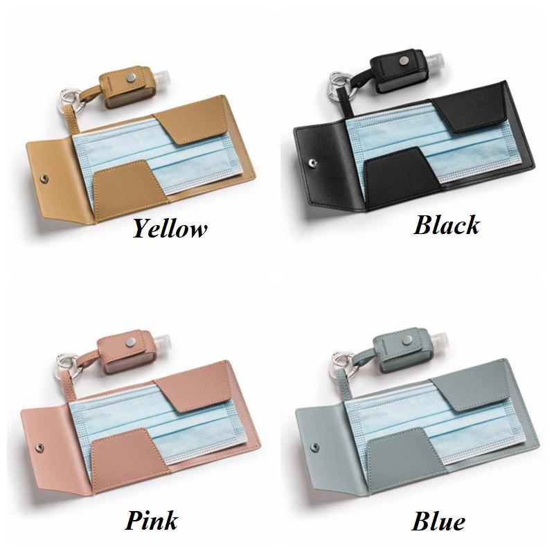 Bình Đựng Nước Rửa Mặt Bằng Nhựa Có Vỏ Bọc Khẩu Trang Tiện Dụng