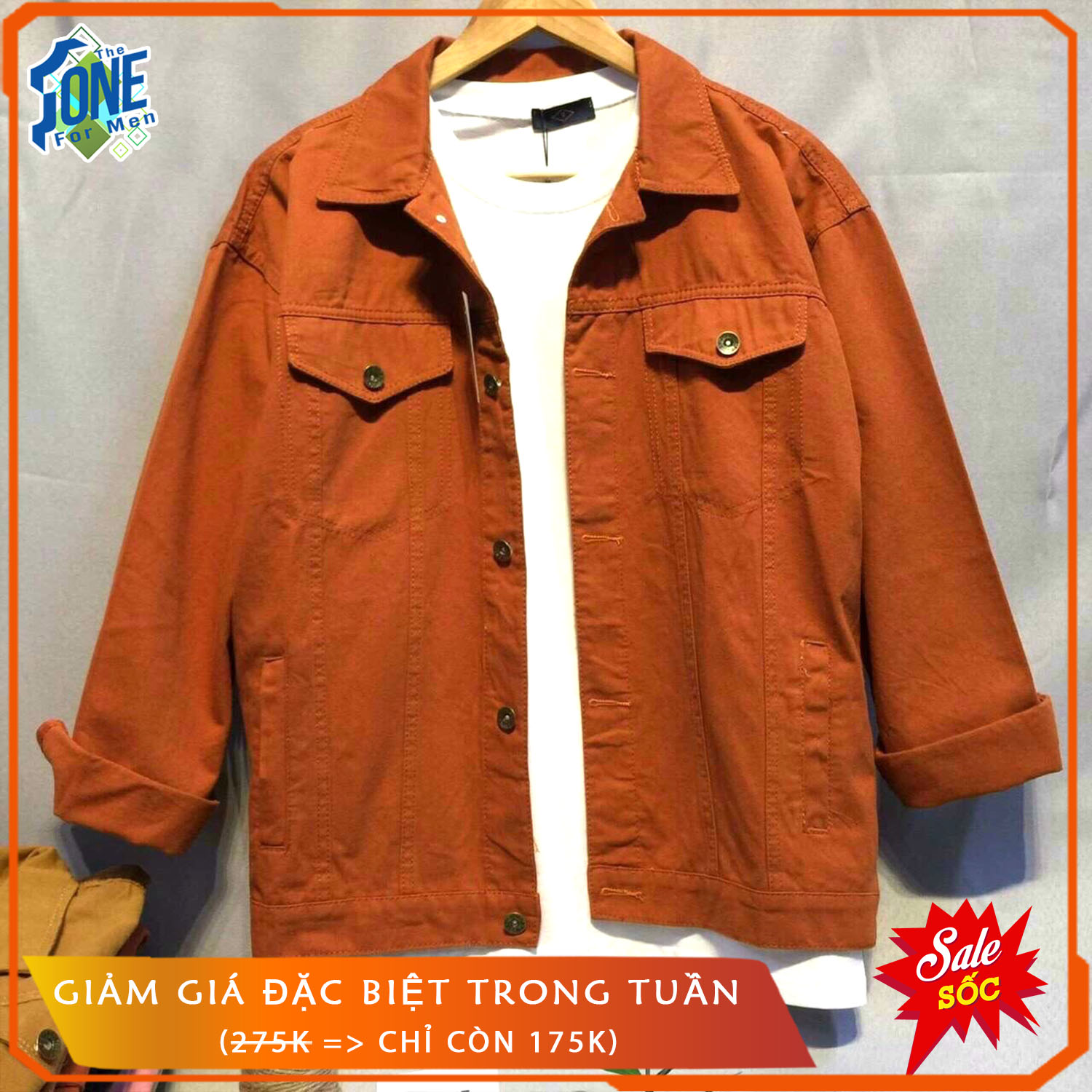 Áo Khoác Kaki Nam Nữ Hàn Quốc Form Rộng Vải Jean Kaki, Chống Năng, Chống Nhăn, Dễ Giặt Sạch, Nhanh Khô, Dành Cho Bạn Trẻ Năng Động, Nhiều Màu Phù Hợp Với Môi Trường Công Sở, Đi Chơi, Cafe Hoặc Đi Dạo