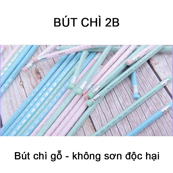 Hộp bút chì gồm 50 chiếc dành cho học sinh tiểu học